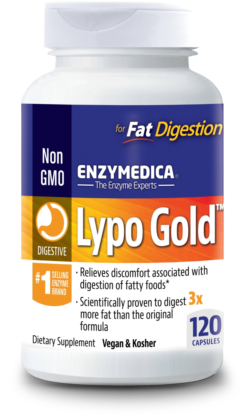 Lypo Gold for Fat Digestion 120 Capsules