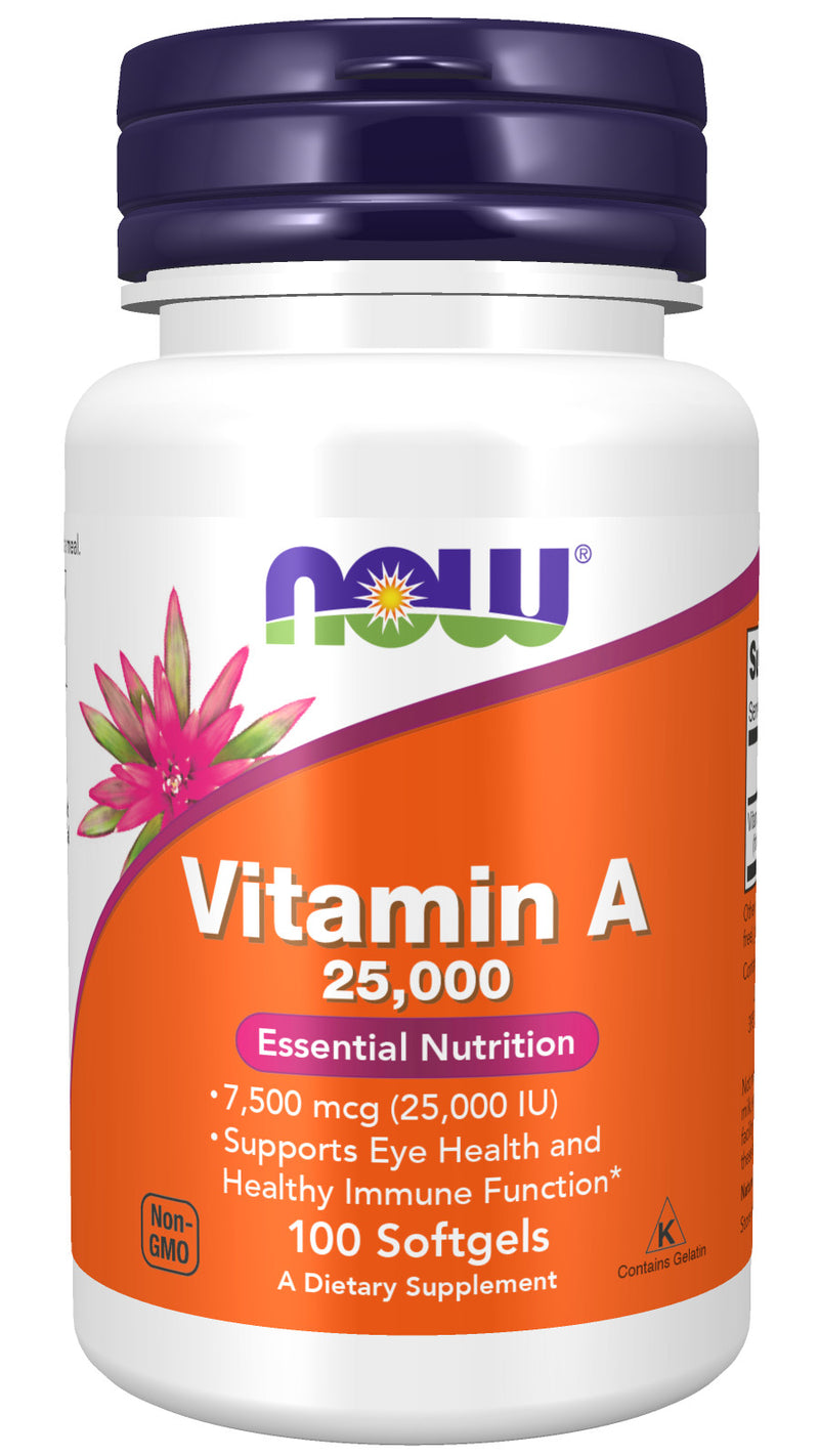 Vitamin A 25,000 IU 100 Softgels