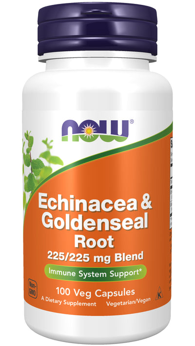 Echinacea & Goldenseal Root 100 Capsules | By Now Foods - Best Price