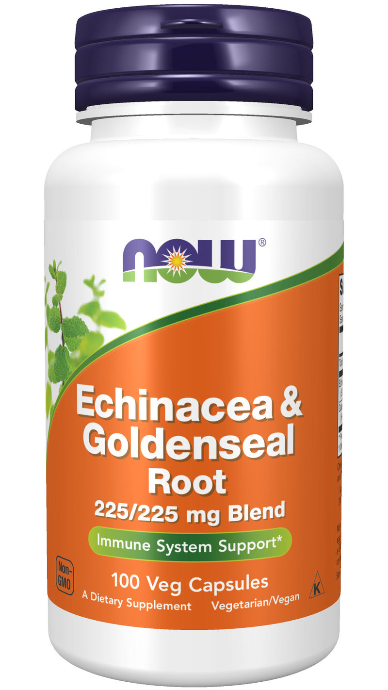 Echinacea & Goldenseal Root 100 Capsules | By Now Foods - Best Price