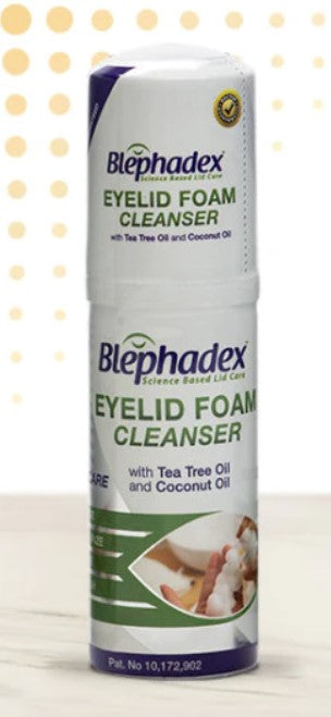 Blephadex Eyelid Foam Cleanser, 50 ml, by Lunovus