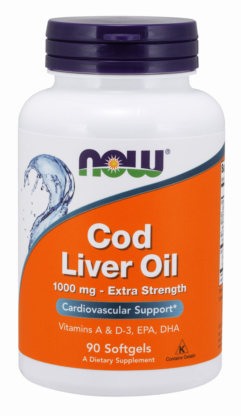 Cod Liver Oil 1000 mg 90 Softgels