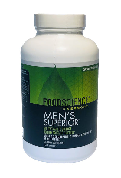 Men's Superior 120 Tabs by FoodScience of Vermont best price