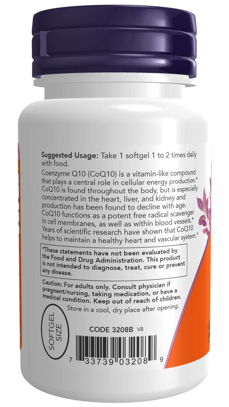 CoQ10 100 mg 50 Softgels