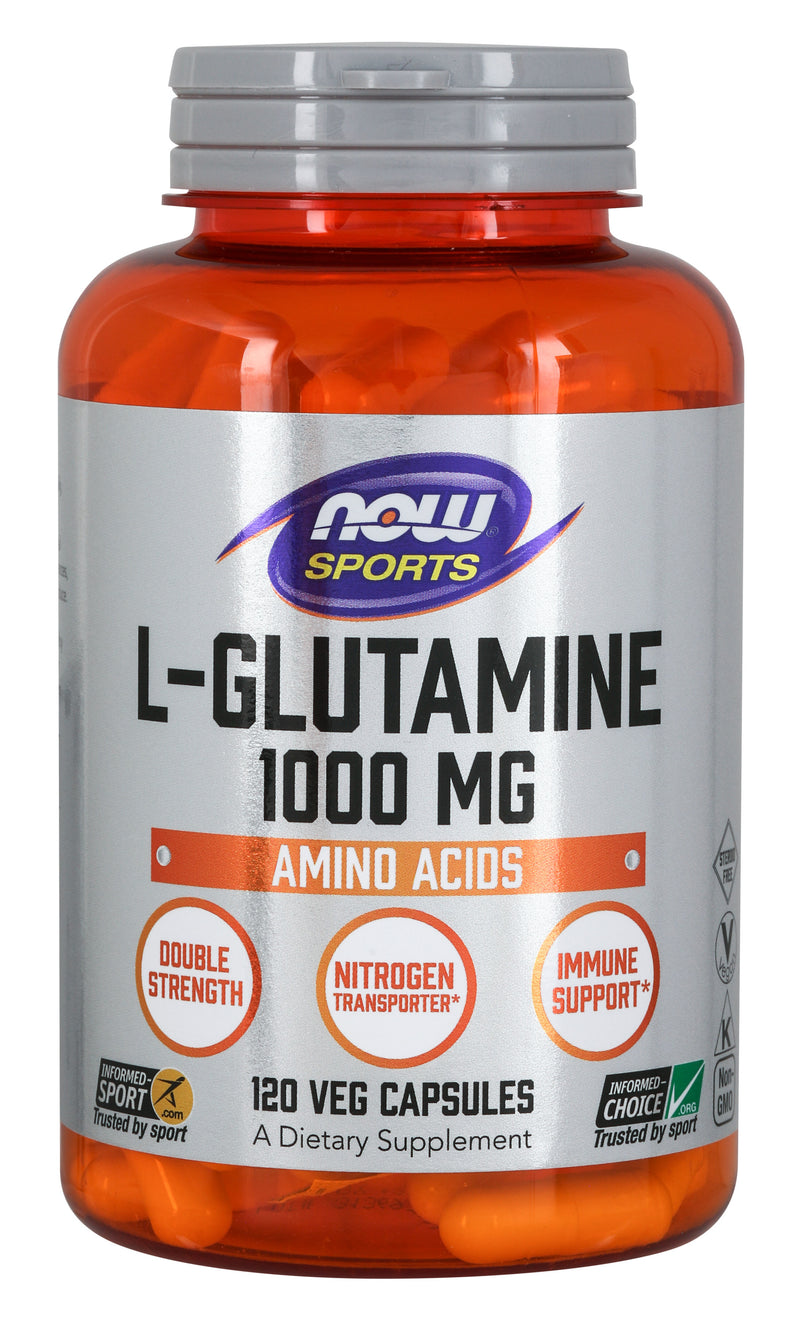 Now Sports, L-Glutamine 1000 mg 120 Capsules