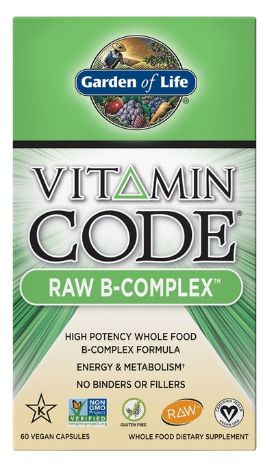 Vitamin Code Raw B-Complex 60 Vegan Capsules