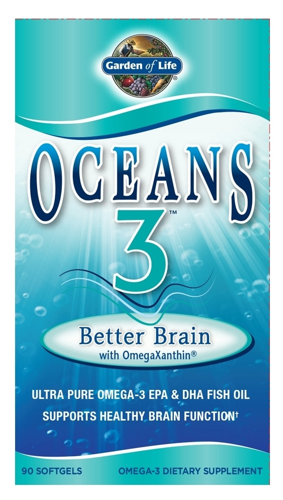 Oceans 3 Better Brain 90 Softgels