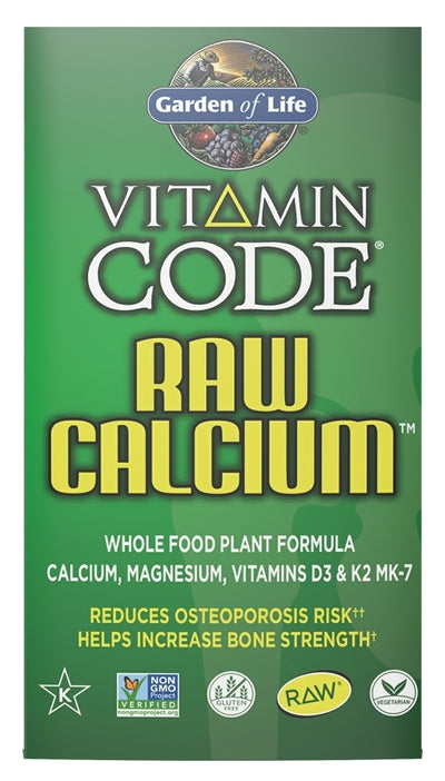 Vitamin Code Raw Calcium 60 Vegetarian Capsules