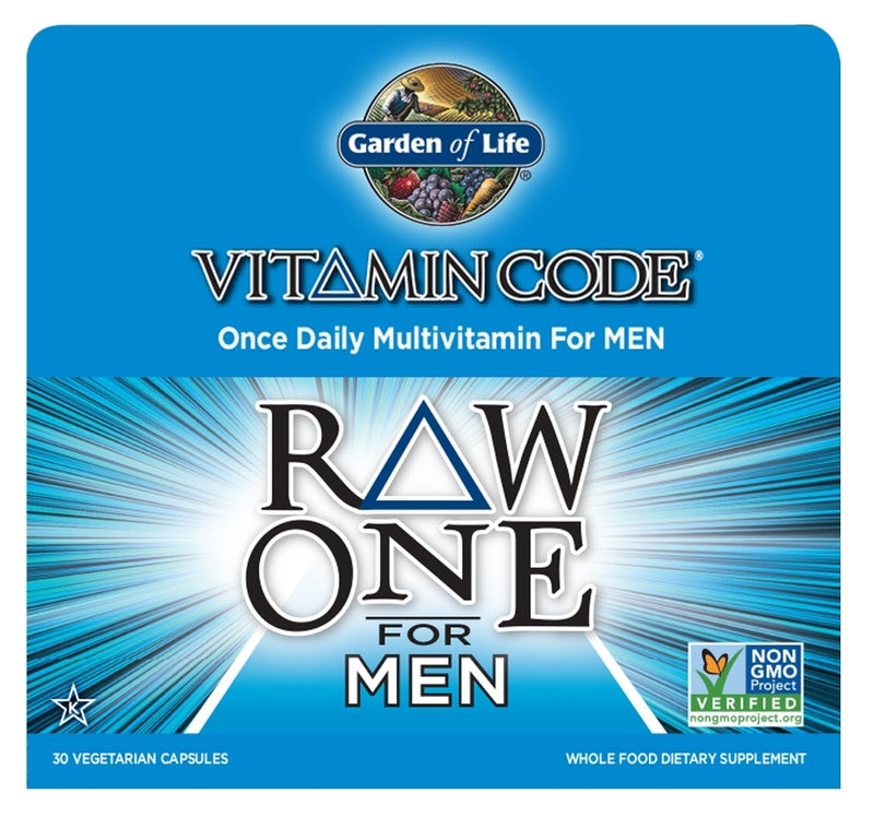 Vitamin Code Raw One for Men 30 Vegetarian Capsules