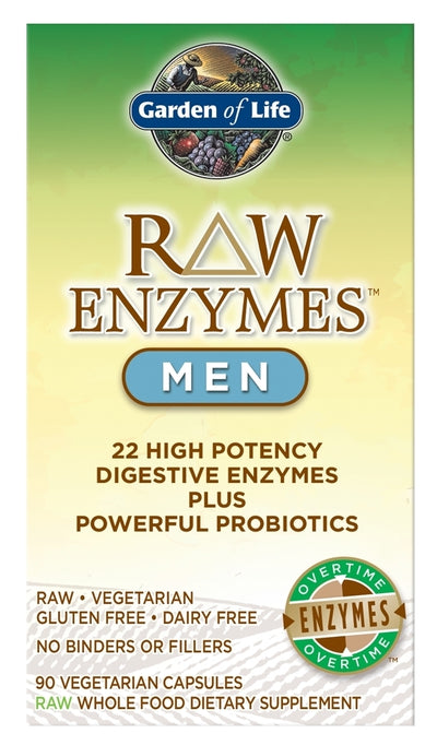 RAW Enzymes Men 90 Vegetarian Capsules