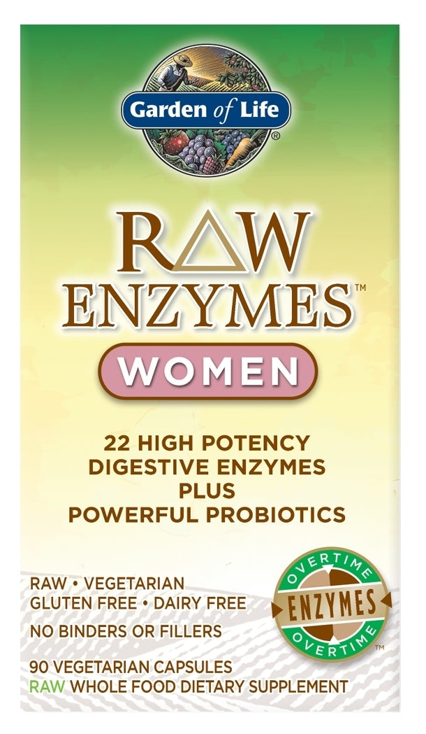 RAW Enzymes Women 90 Vegetarian Capsules