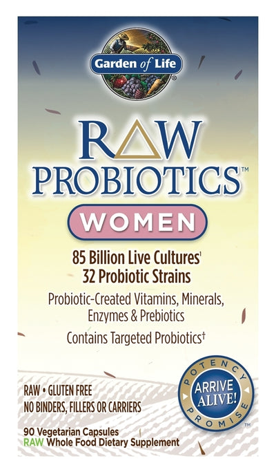 RAW Probiotics Women 90 Vegetarian Capsules