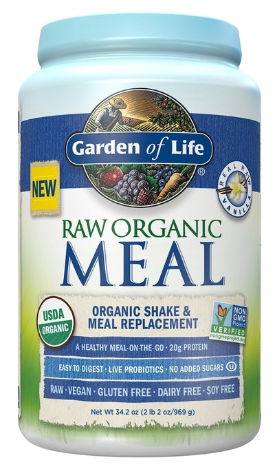 RAW Organic Meal Vanilla 34.2 oz (969 g)