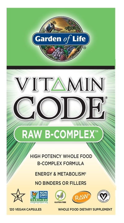 Vitamin Code Raw B-Complex 120 Vegan Capsules