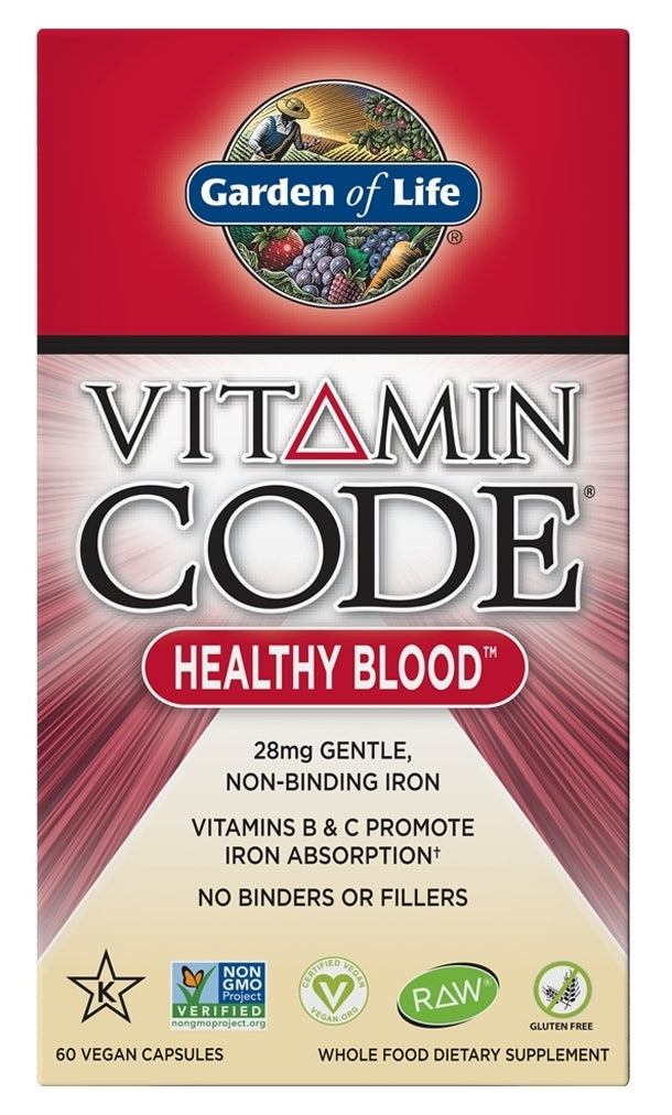 Vitamin Code Healthy Blood 60 Vegan Capsules