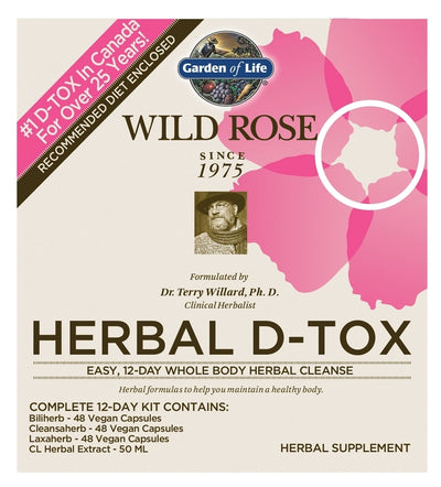 Wild Rose Herbal D-Tox 12-Day Kit
