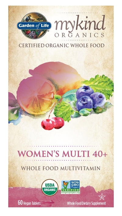 mykind Organics Women's 40+ Multi 60 Vegan Tablets