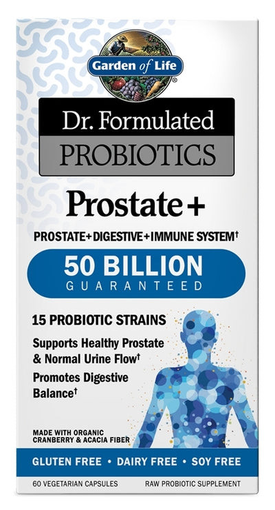 Dr. Formulated Probiotics Prostate+ 60 Vegetarian Capsules