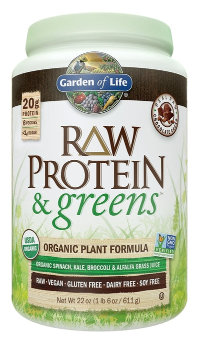 RAW Protein & Greens Chocolate 22 oz (611 g)