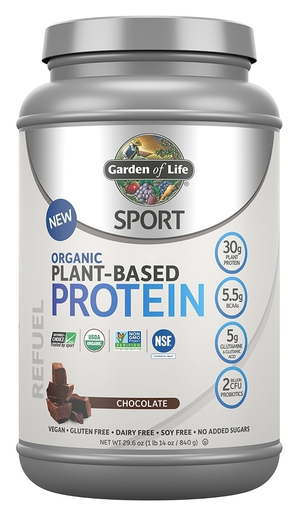 SPORT Organic Plant-Based Protein Chocolate 29.6 oz (1 lb 14 oz / 840 g)
