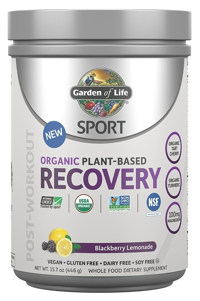 SPORT Organic Plant-Based Recovery Blackberry Lemonade 15.7 oz (446 g)