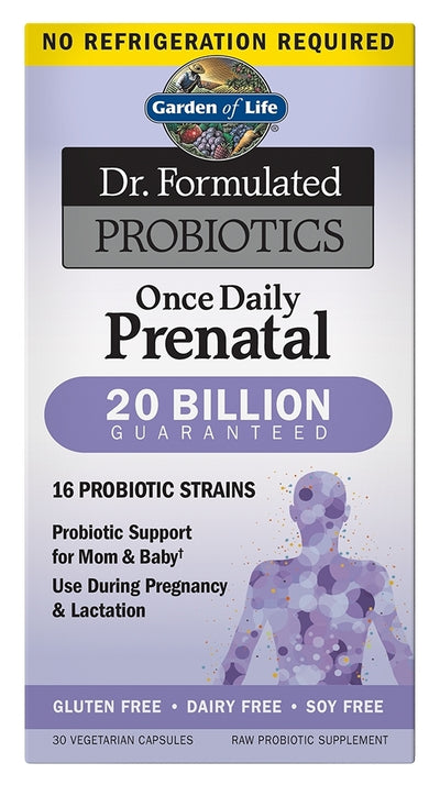 Dr. Formulated Probiotics Once Daily Prenatal Shelf Stable 30 Vegetarian Capsules