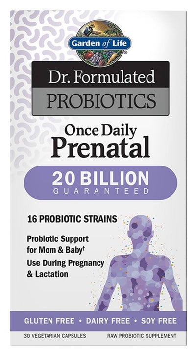 Dr. Formulated Probiotics Once Daily Prenatal 30 Vegetarian Capsules