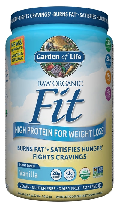 Raw Organic Fit Vanilla 32.2 oz (2 lbs / 913 g)