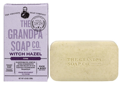 Witch Hazel Tone Face & Body Bar Soap 4.25 oz (120 g)