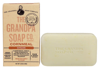 Cornmeal Exfoliate Face & Body Bar Soap 4.25 oz (120 g)