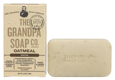 Oatmeal Soothe Face & Body Bar Soap 4.25 oz (120 g)