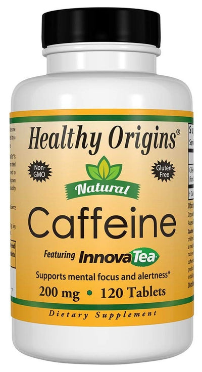Natural Caffeine 200 mg 120 Tablets