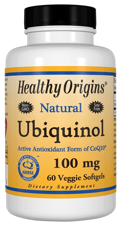 Ubiquinol 100 mg 60 Veggie Softgels