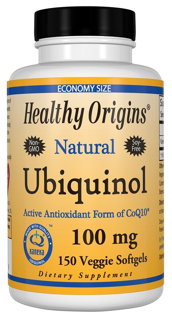 Ubiquinol 100 mg 150 Veggie Softgels