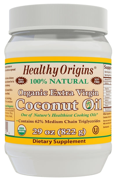 Organic Extra Virgin Coconut Oil 29 oz (822 g)