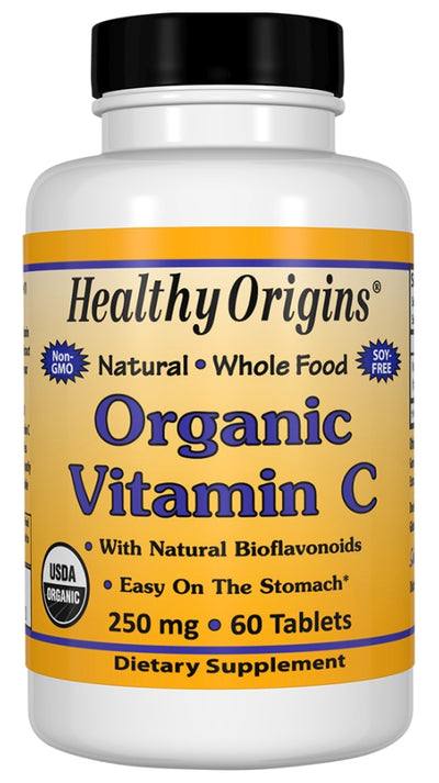 Organic Vitamin C 250 mg 60 Tablets