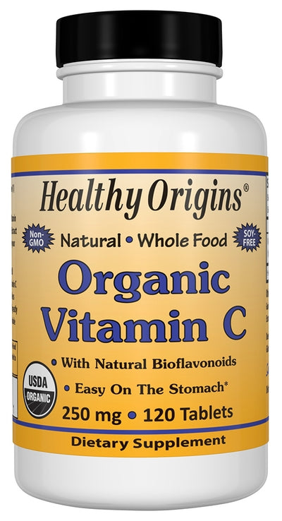 Organic Vitamin C 250 mg 120 Tablets