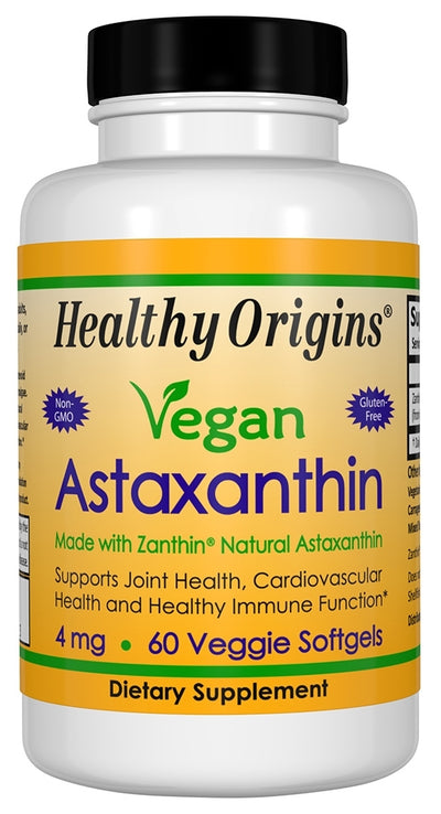 Vegan Astaxanthin 4 mg 60 Veggie Softgels