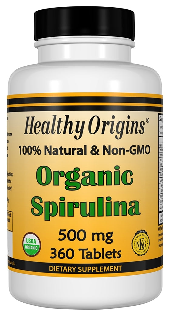 Organic Spirulina 500 mg 360 Tablets
