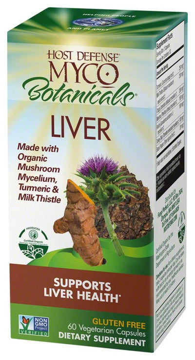 Host Defense MycoBotanicals Liver 60 Vegetarian Capsules