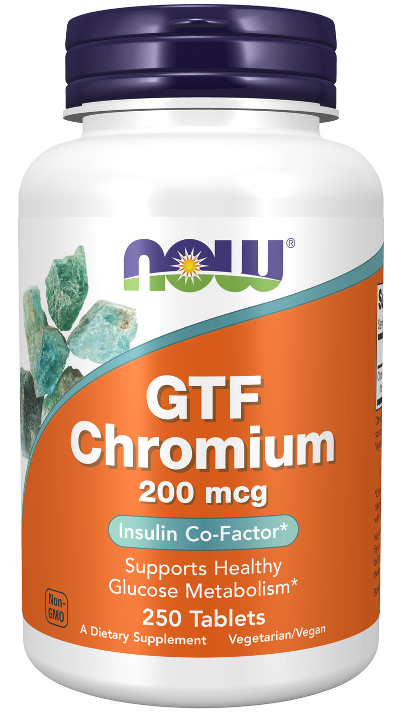 GTF Chromium 200 mcg 250 Tablets
