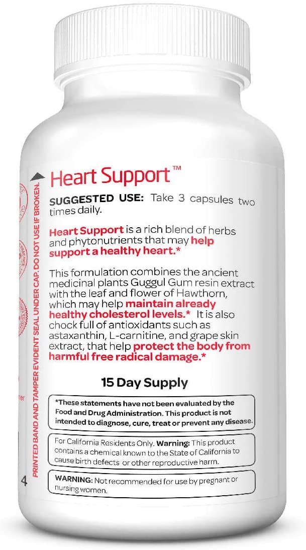 Heart Support 90 Capsules by Health Plus best price