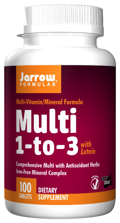 Multi 1-to-3 with Lutein 100 Tablets