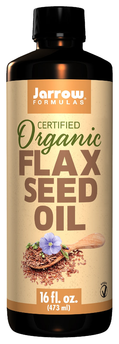 Certified Organic Flax Seed Oil 12 fl oz (473ml)