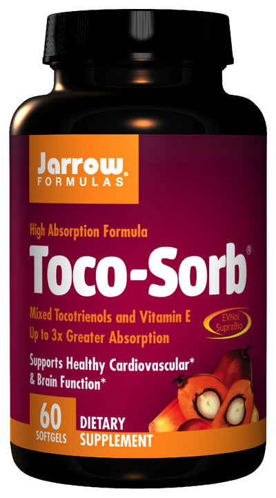 Toco-Sorb Mixed Tocotrienols and Vitamin E 60 Softgels