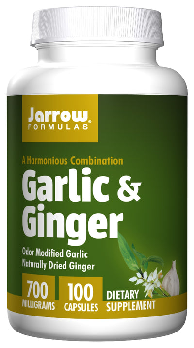 Garlic & Ginger 700 mg 100 Capsules