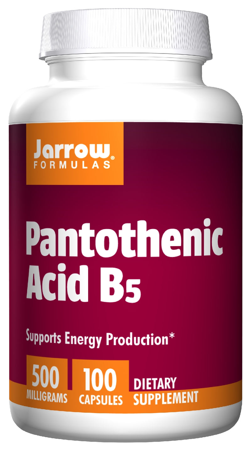 Pantothenic Acid B5 500 mg 100 Capsules