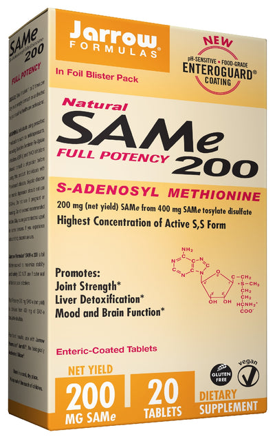SAMe 200 mg 20 Enteric-Coated Tablets
