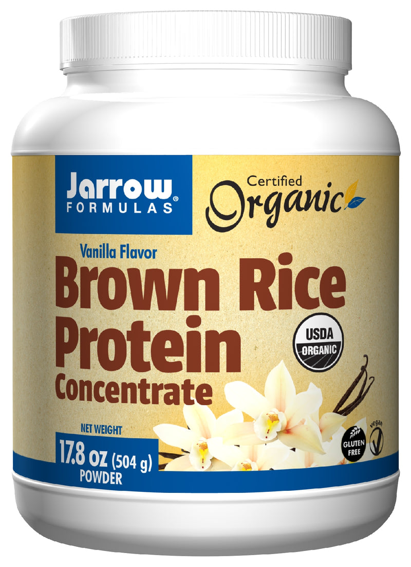 Brown Rice Protein Concentrate Vanilla Flavor 17.8 oz (504 g)