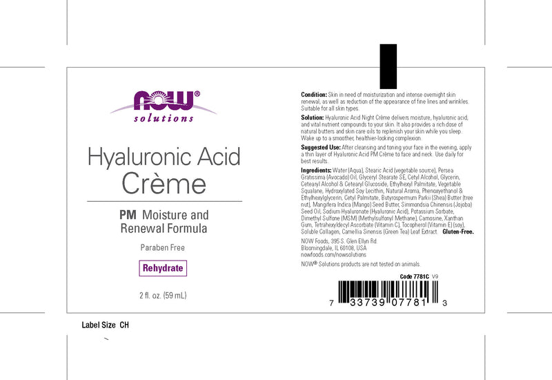 Hyaluronic Acid Creme PM 2 fl oz (59 ml)